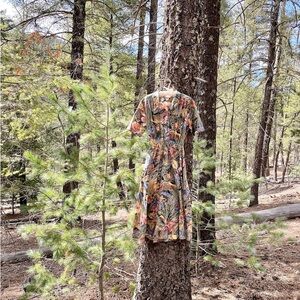 Vintage Tropical Tiki Dress